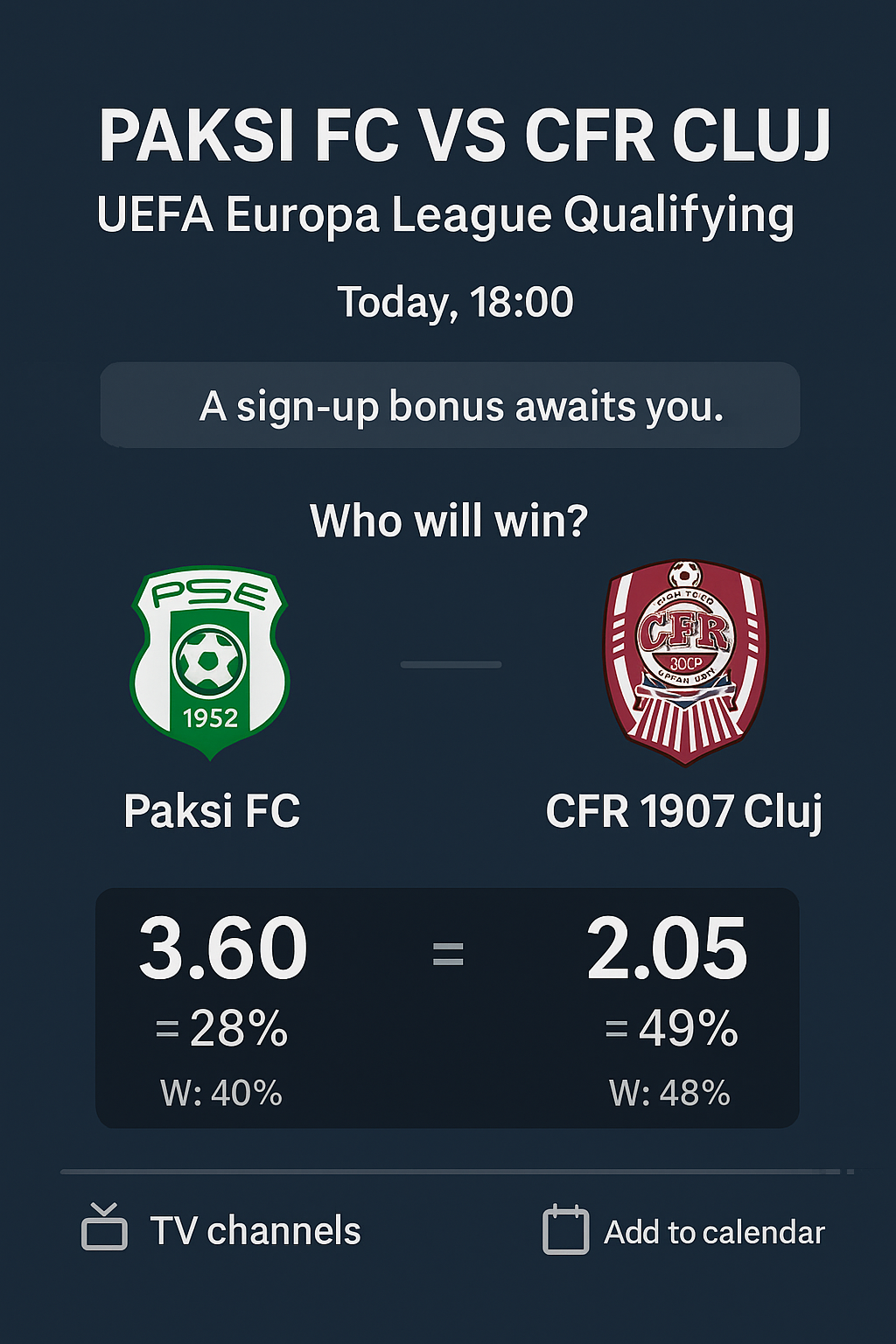 ⚽ UEFA Europa League Qualifier: Paksi FC vs CFR Cluj – Prediction & Betting Insights