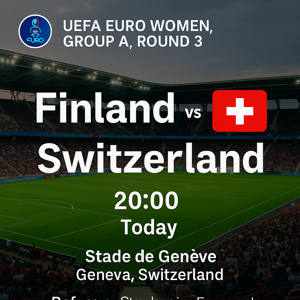 🇫🇮 Finland vs Switzerland – UEFA Women’s Euro 2025 Prediction Analysis