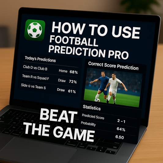 How to Use Football Prediction PRO Like a Pro