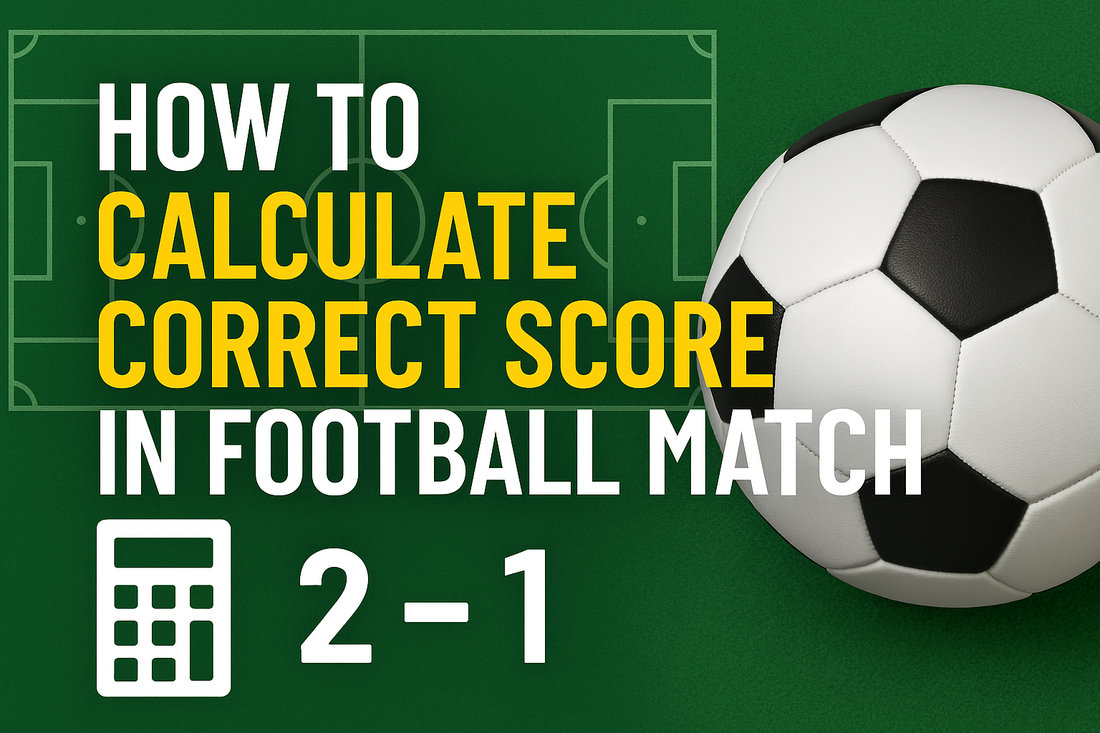 How to Calculate Correct Score in Football Match – Smart Prediction Software 2025