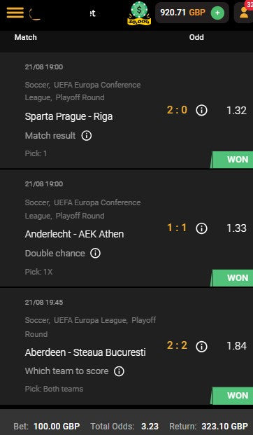 Europa League Predictions – Big Wins with Football Prediction Software