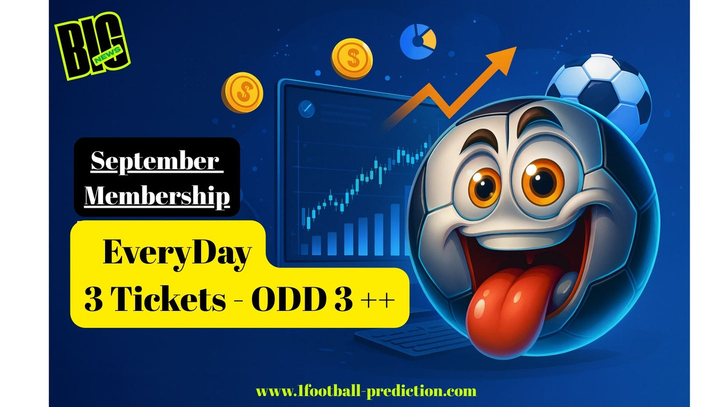 September VIP Membership - 72% WIN RATE