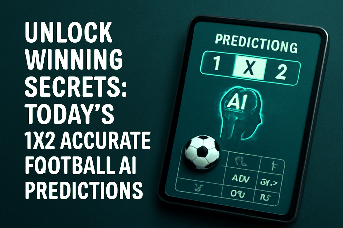 Unlock Winning Secrets: Today's 1x2 Accurate Football AI Predictions