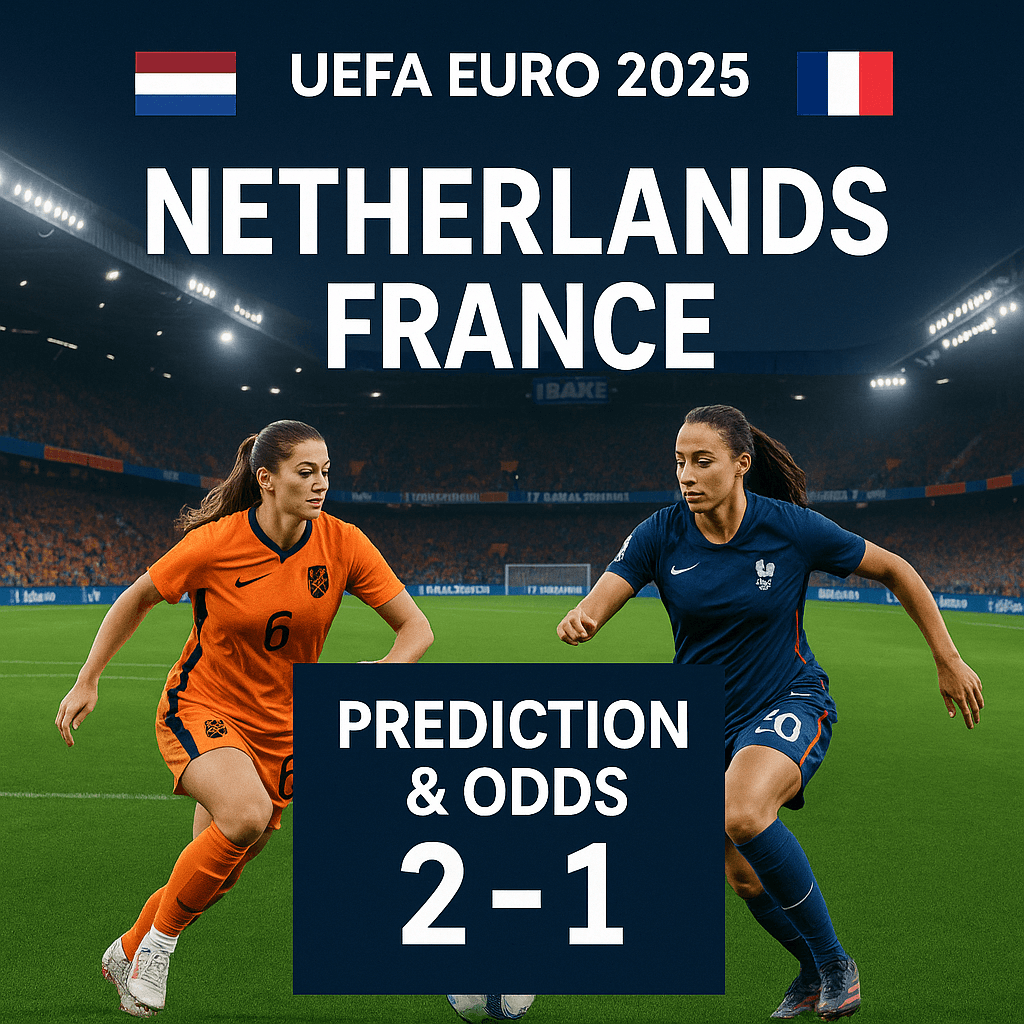 🇳🇱 Netherlands vs France – Women’s Euro 2025 Prediction, Odds &amp; Correct Score Tips