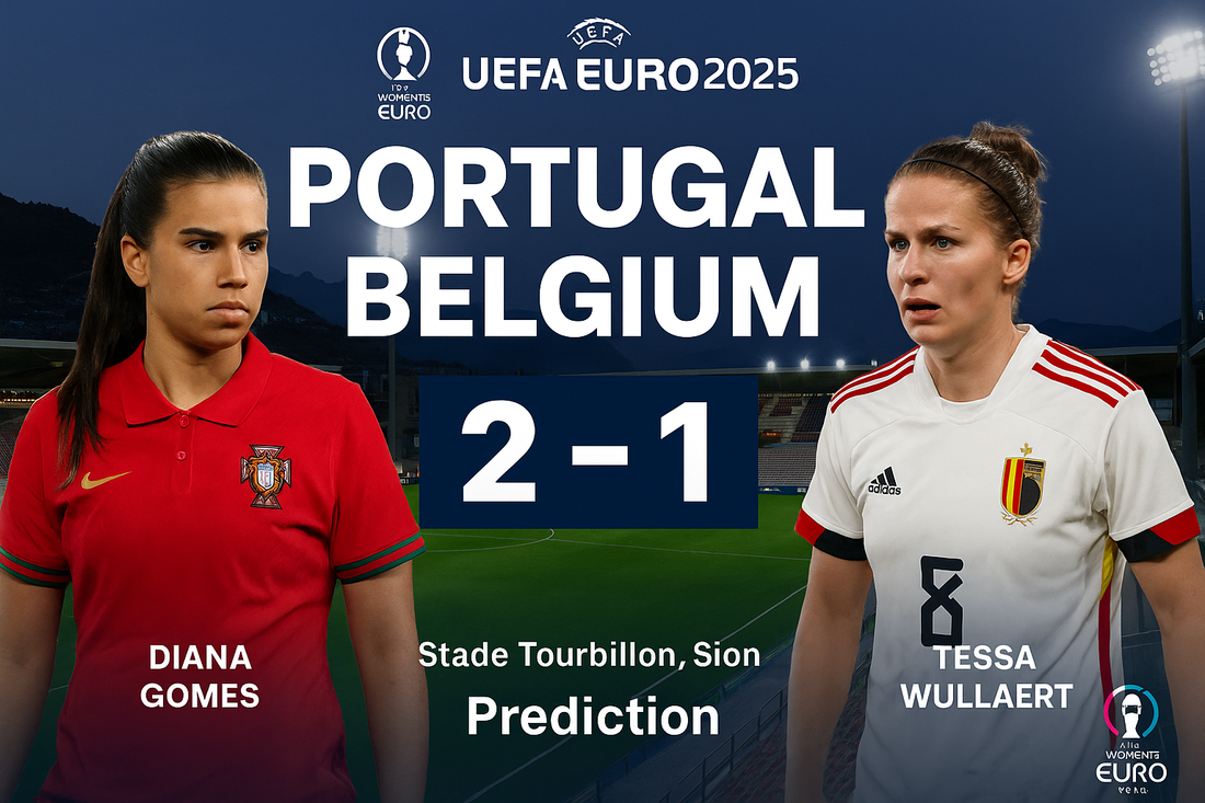 🇵🇹 Portugal vs Belgium – Women’s Euro 2025 Prediction, Betting Odds & Correct Score Tips