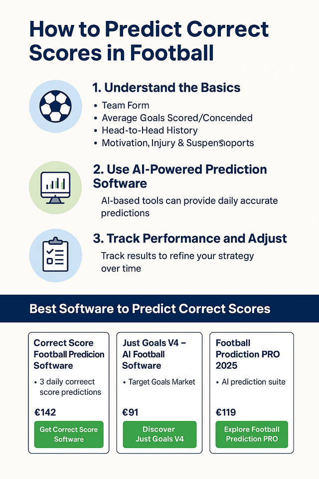 How to Predict Correct Score in Football: Essential Tips
