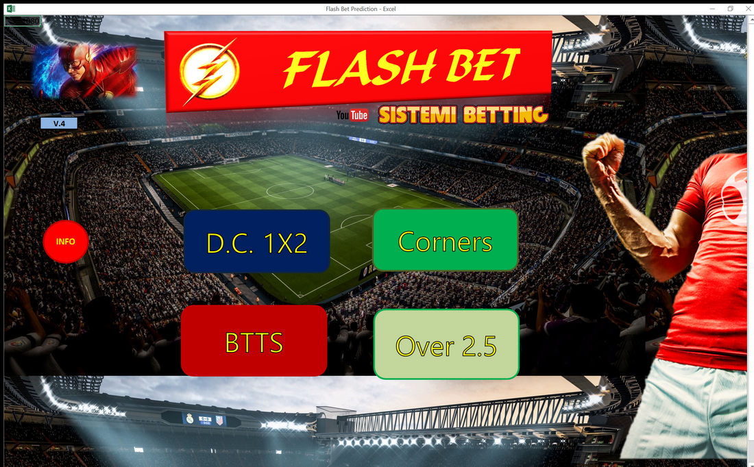 Interface of the best flash bet app for soccer showing betting options like corners and over 2.5