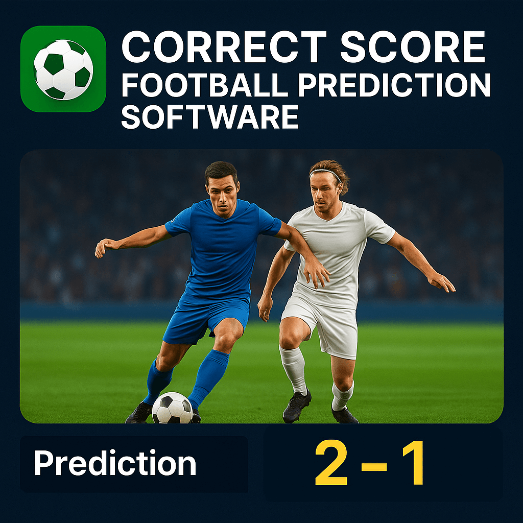 Correct Score Football Prediction Software – Win Smarter, Bet Better