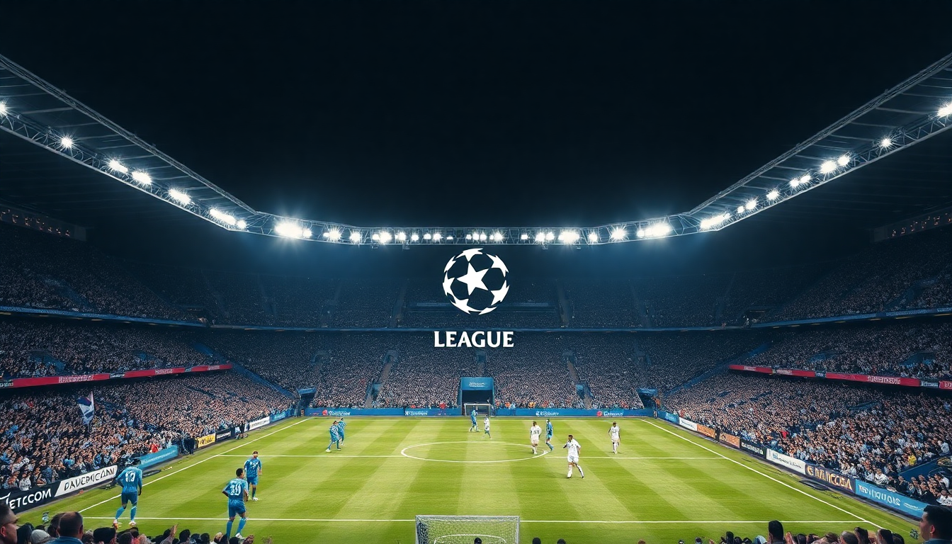 Stadium filled with fans during a Champions League match for Manchester City vs Real Madrid predictions