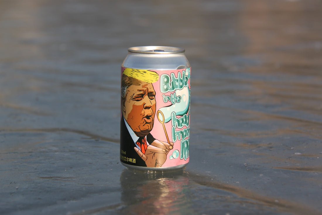 Aluminum can with colorful cartoon art placed on a reflective surface for correct score football prediction software blog