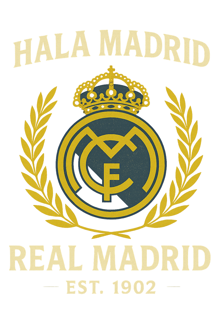 Dominate like the kings of Europe. Real Madrid shirts with bold predictions, white-gold legacy, and pure football royalty.