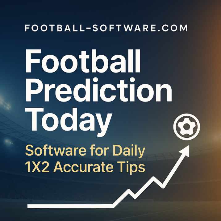 Football fan using AI-powered football prediction software