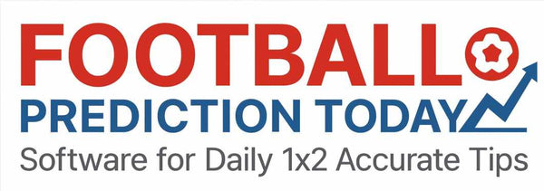 Logo for Football Prediction Today software with red, blue, and white colors.