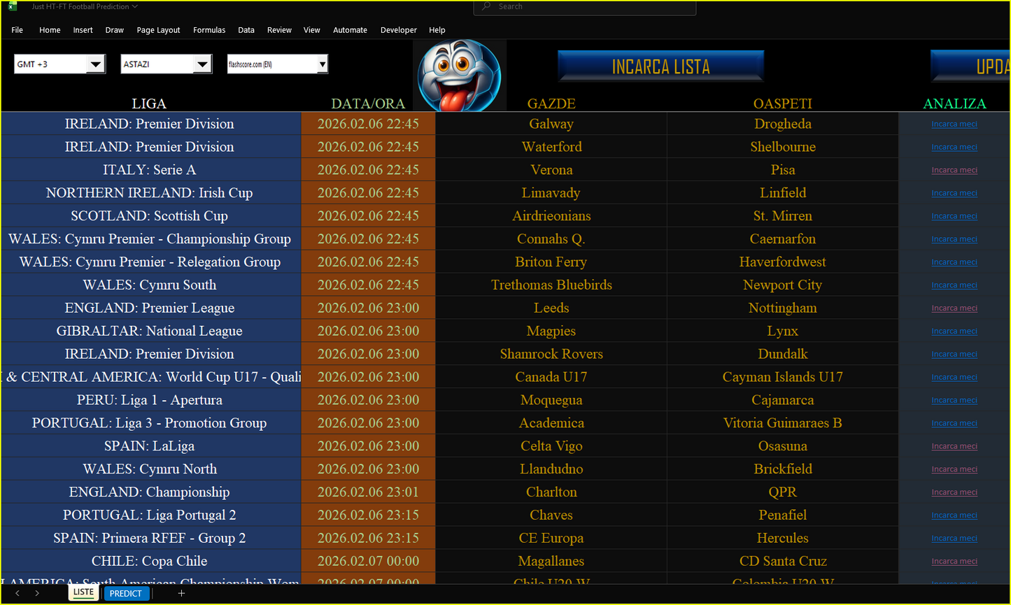 Just HT-FT Football Prediction
