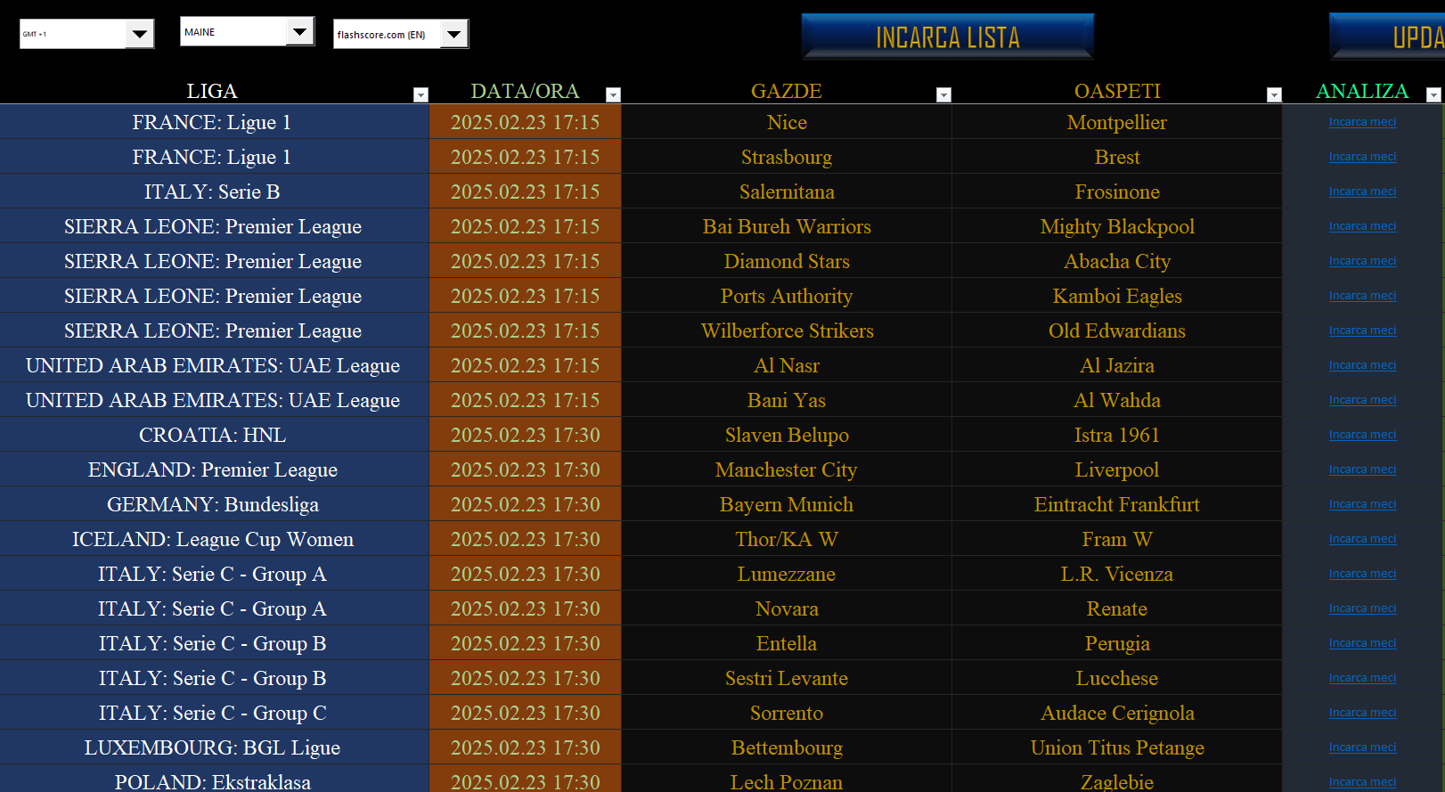 Correct Score Football Prediction Software correct-score-football-prediction-software-match-schedule-league-list